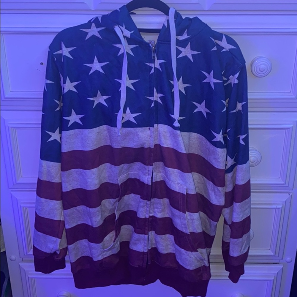 American Flag Sweatshirt